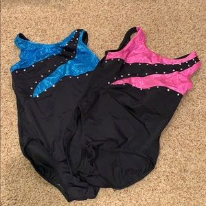 Two Balera gymnastics leotards